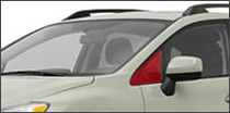 driver side vent glass