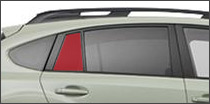 passenger side vent back glass